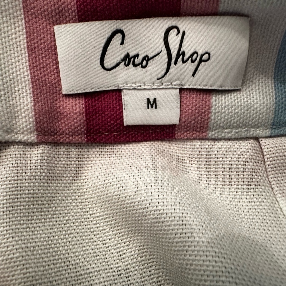 NWOT Coco Shop Sofa Stripe Skirt Size Medium - Picture 3 of 6